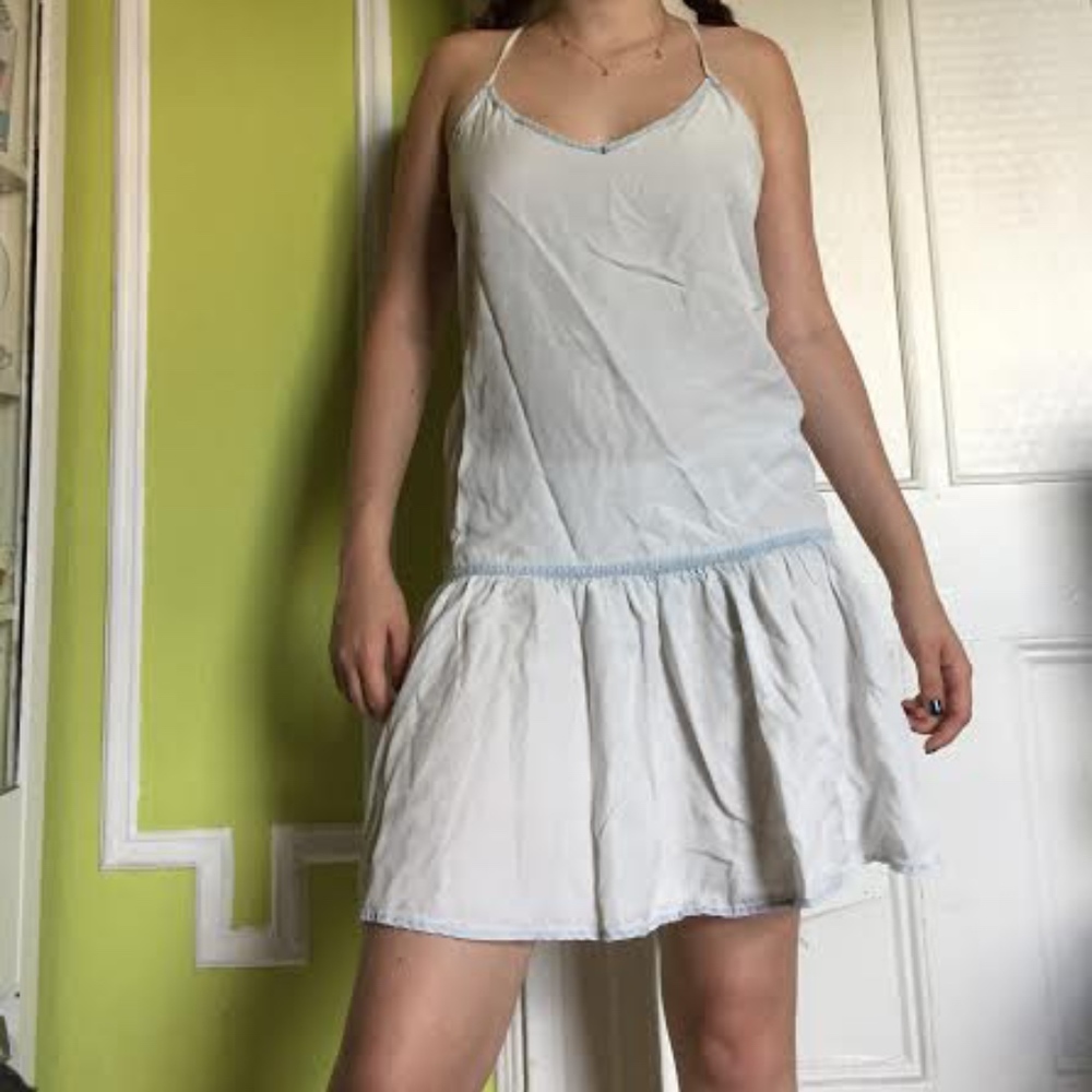LIGHT BLUE SUMMER DRESS